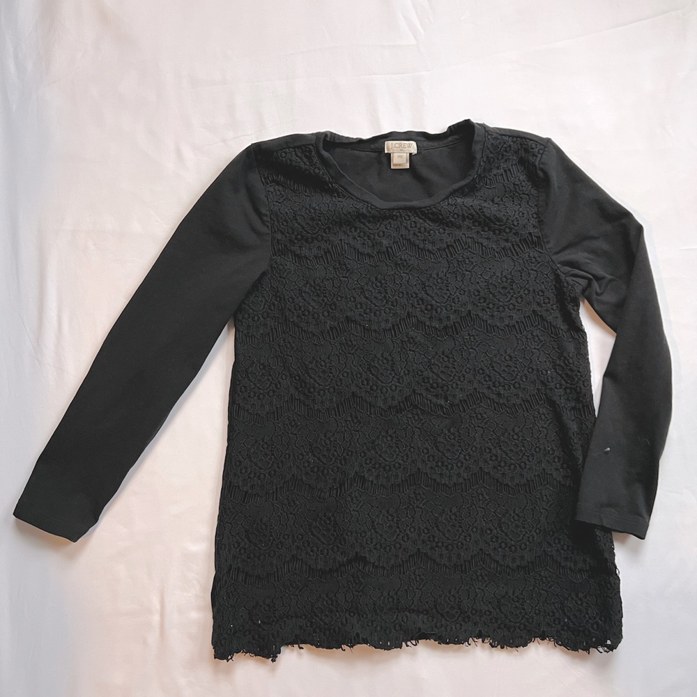 Black lace shirt